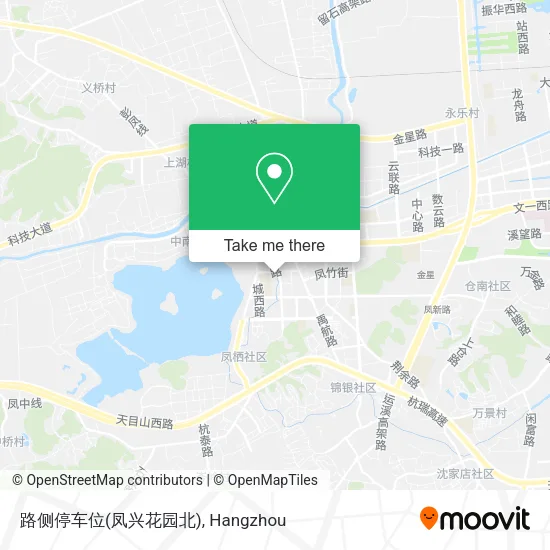 路侧停车位(凤兴花园北) map