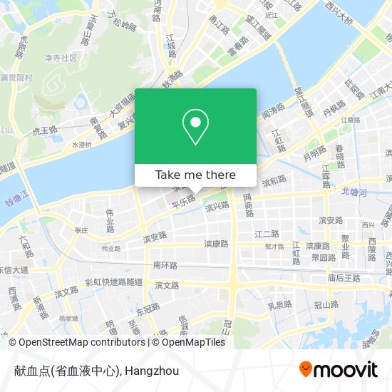 献血点(省血液中心) map