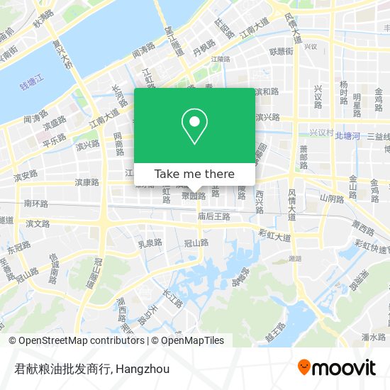 君献粮油批发商行 map
