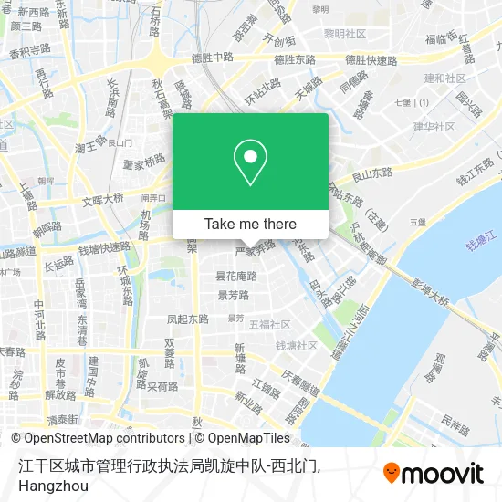 江干区城市管理行政执法局凯旋中队-西北门 map