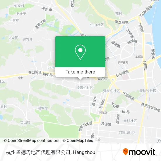 杭州孟德房地产代理有限公司 map