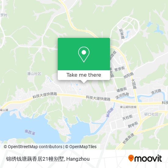 锦绣钱塘藕香居21幢别墅 map