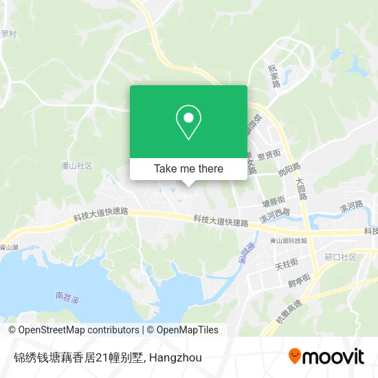 锦绣钱塘藕香居21幢别墅 map