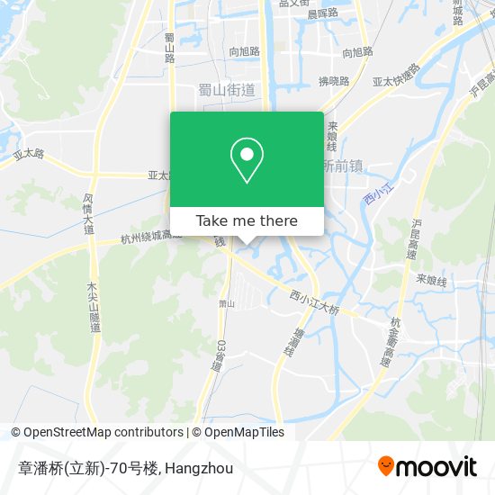 章潘桥(立新)-70号楼 map