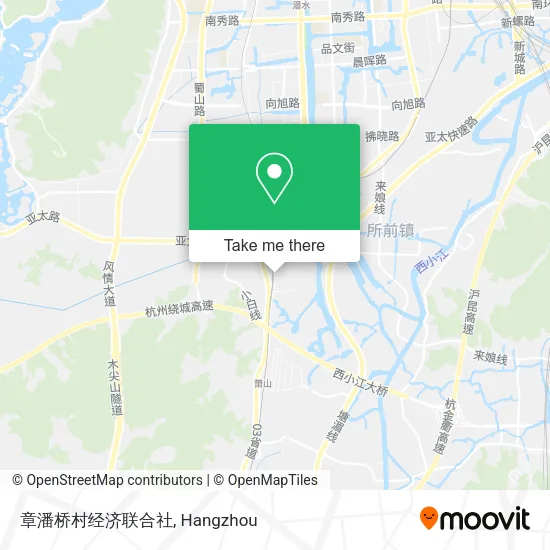 章潘桥村经济联合社 map