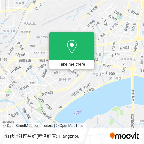 鲜伙计社区生鲜(雍泽府店) map