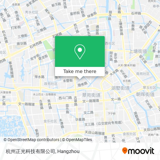 杭州正光科技有限公司 map