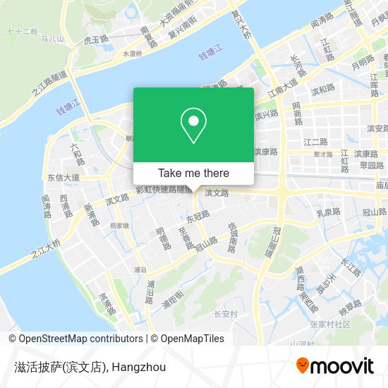 滋活披萨(滨文店) map