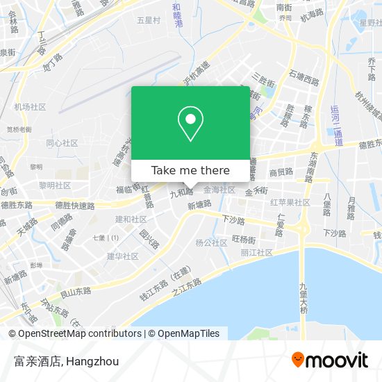 富亲酒店 map