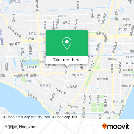 裕园弄 map