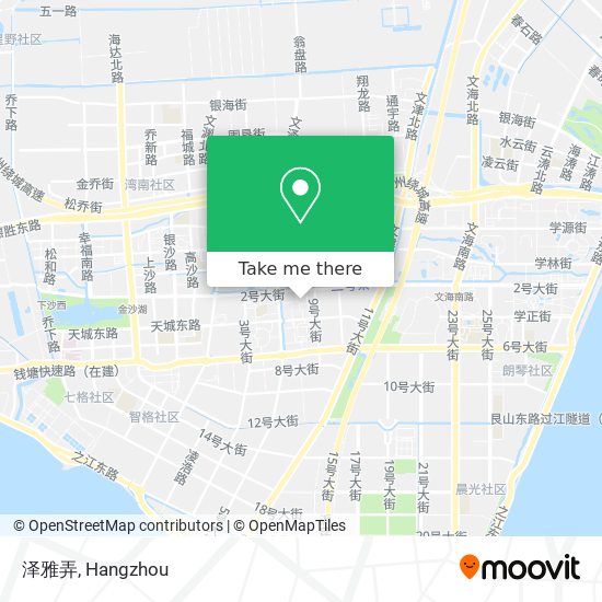 泽雅弄 map