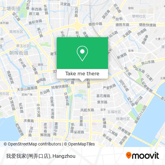 我爱我家(闸弄口店) map