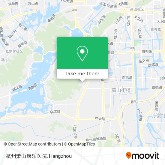 杭州萧山康乐医院 map