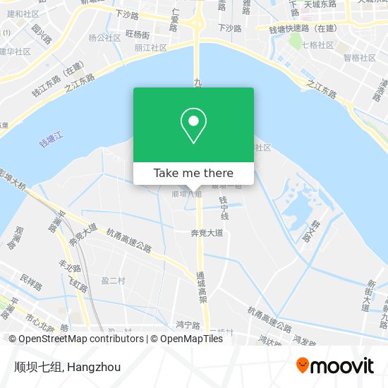 顺坝七组 map
