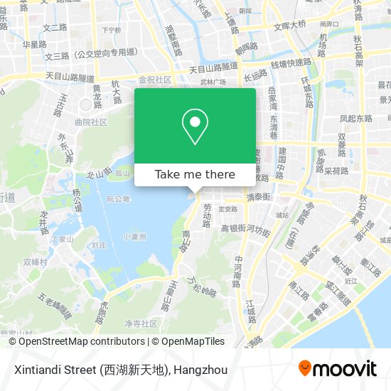 Xintiandi Street (西湖新天地) map
