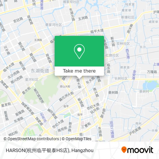HARSON(杭州临平银泰HS店) map