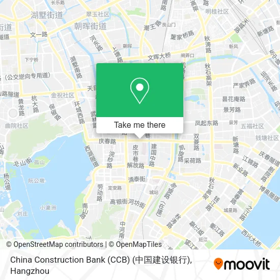 China Construction Bank (CCB) (中国建设银行) map