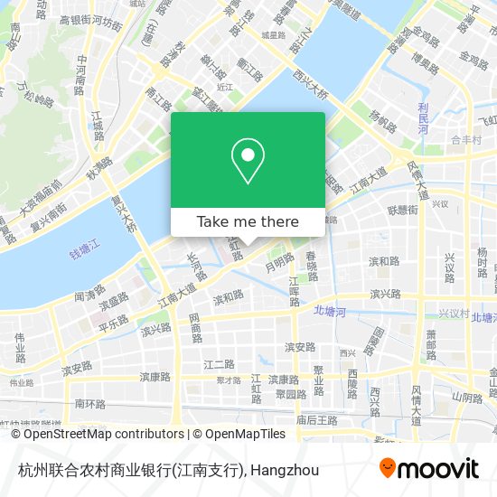 杭州联合农村商业银行(江南支行) map