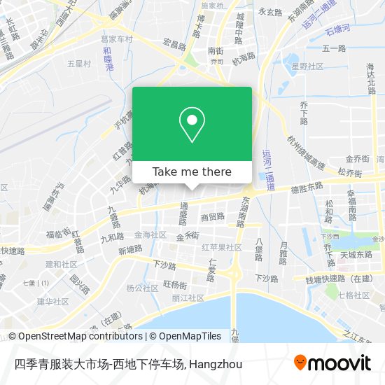 四季青服装大市场-西地下停车场 map
