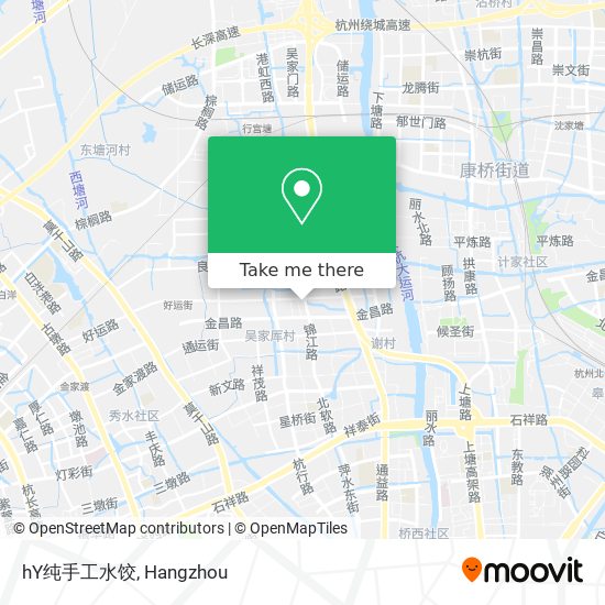 hY纯手工水饺 map