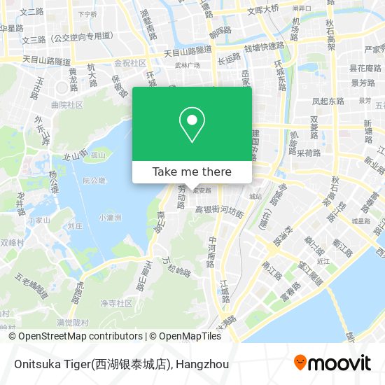 Onitsuka Tiger(西湖银泰城店) map