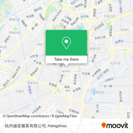 杭州越姿服装有限公司 map