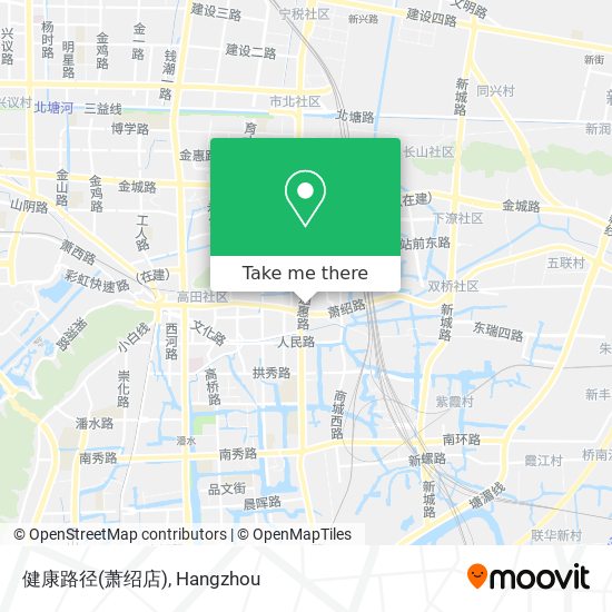 健康路径(萧绍店) map