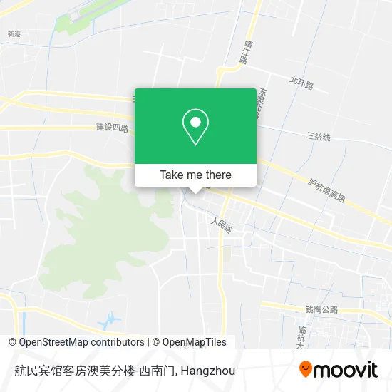 航民宾馆客房澳美分楼-西南门 map