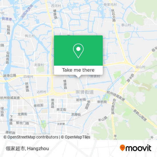 领家超市 map