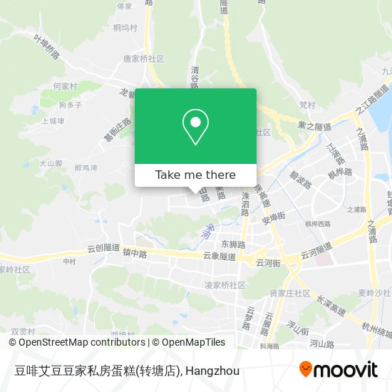 豆啡艾豆豆家私房蛋糕(转塘店) map