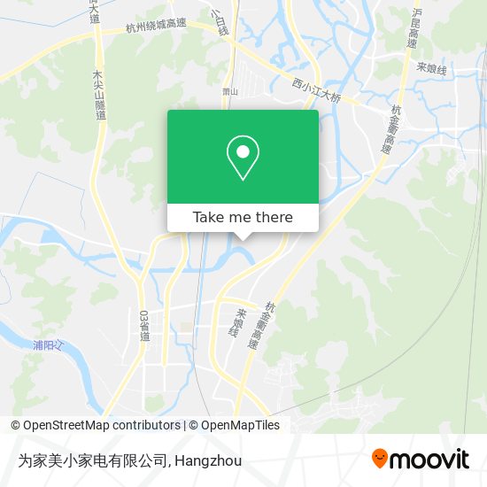 为家美小家电有限公司 map