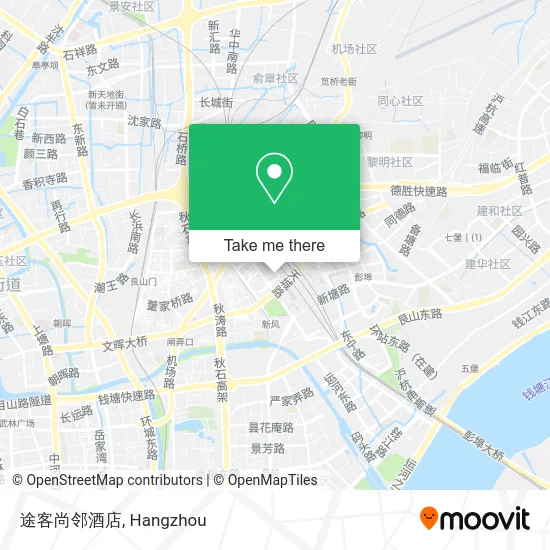 途客尚邻酒店 map