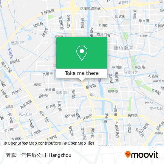 奔腾一汽售后公司 map