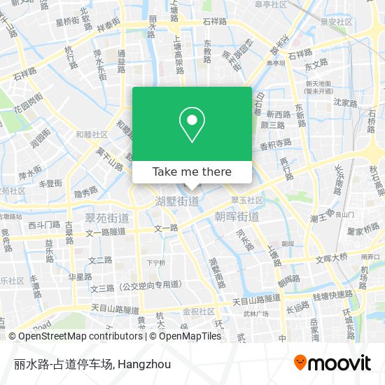 丽水路-占道停车场 map