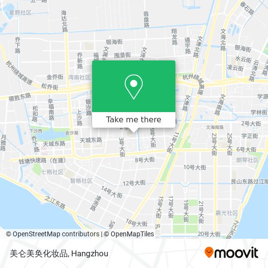 美仑美奂化妆品 map