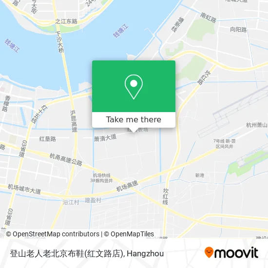登山老人老北京布鞋(红文路店) map