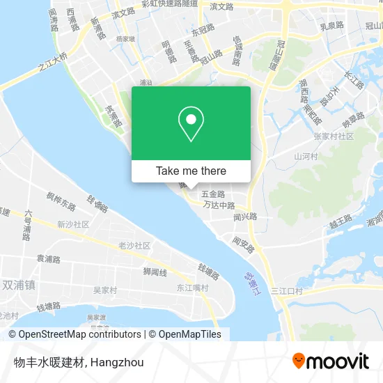 物丰水暖建材 map