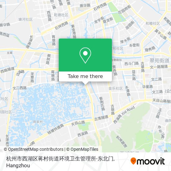 杭州市西湖区蒋村街道环境卫生管理所-东北门 map
