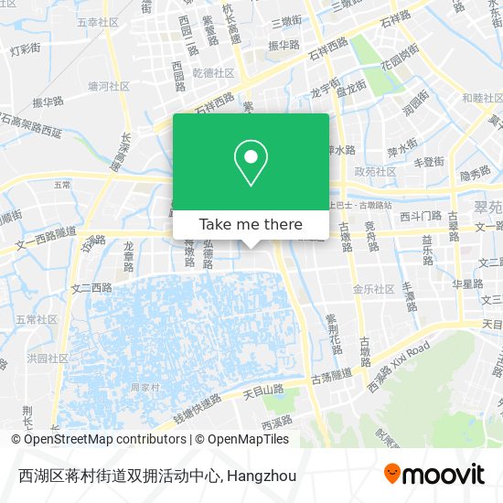 西湖区蒋村街道双拥活动中心 map