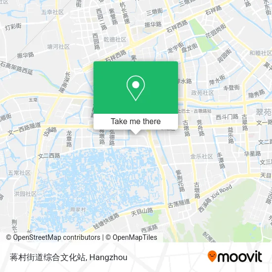 蒋村街道综合文化站 map