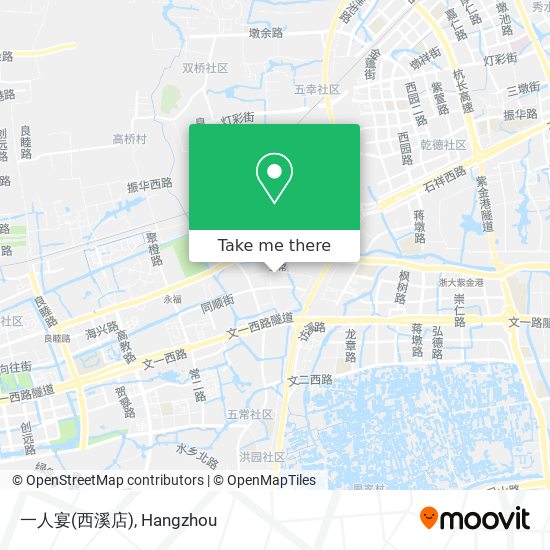 一人宴(西溪店) map
