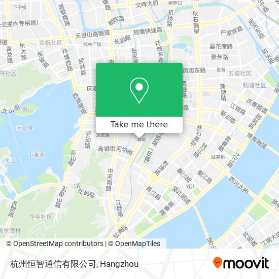 杭州恒智通信有限公司 map