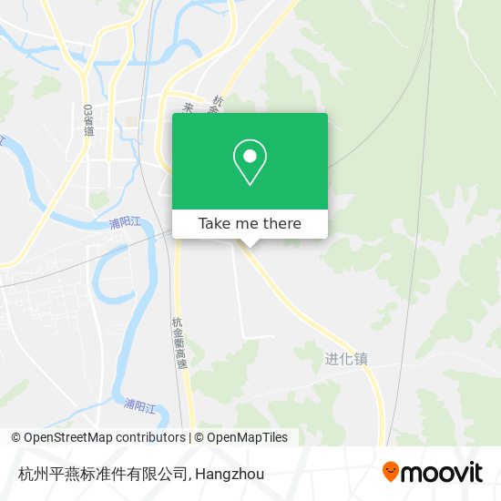 杭州平燕标准件有限公司 map