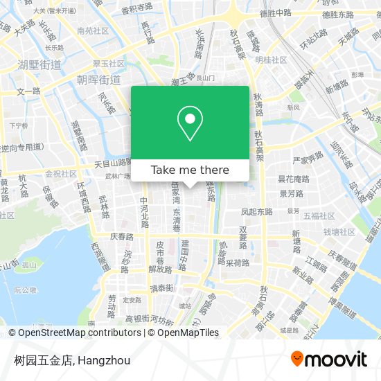 树园五金店 map