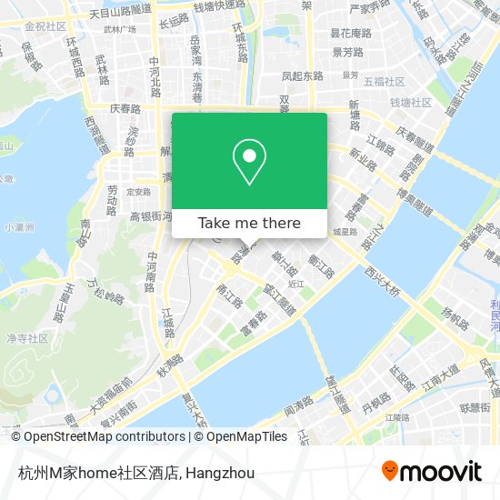 杭州M家home社区酒店 map