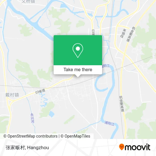 张家畈村 map