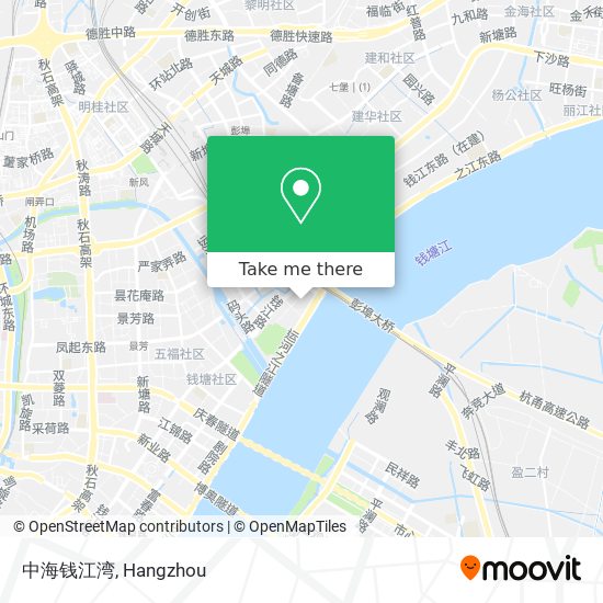 中海钱江湾 map