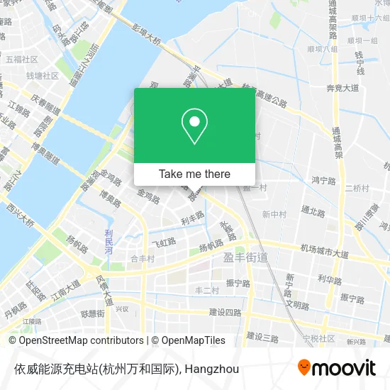 依威能源充电站(杭州万和国际) map