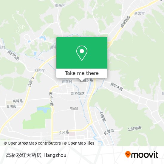 高桥彩红大药房 map