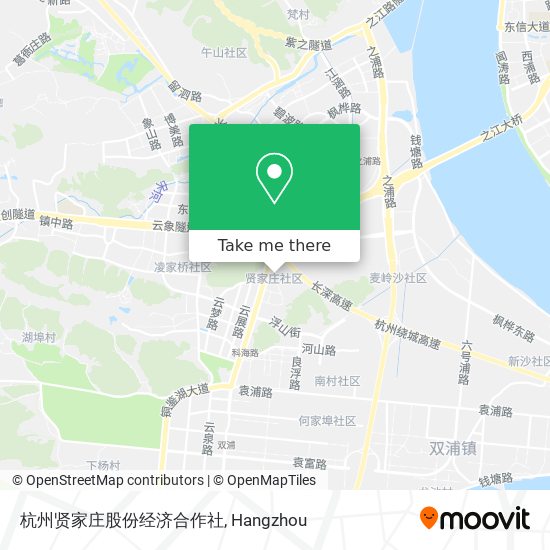 杭州贤家庄股份经济合作社 map